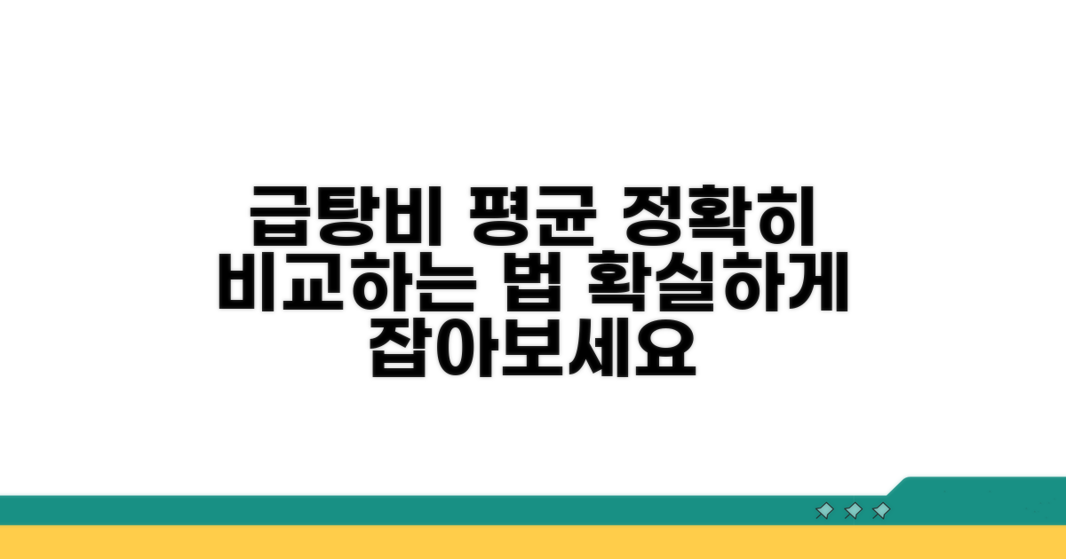 급탕비 평균, 어떻게 비교할까?