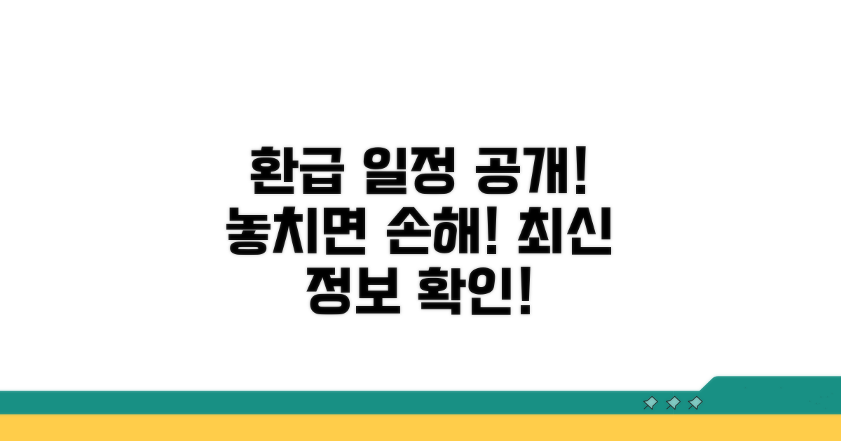 부가가치세 환급 일정
