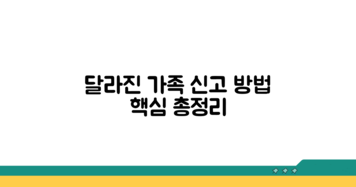 달라진 가족, 이렇게 신고하세요