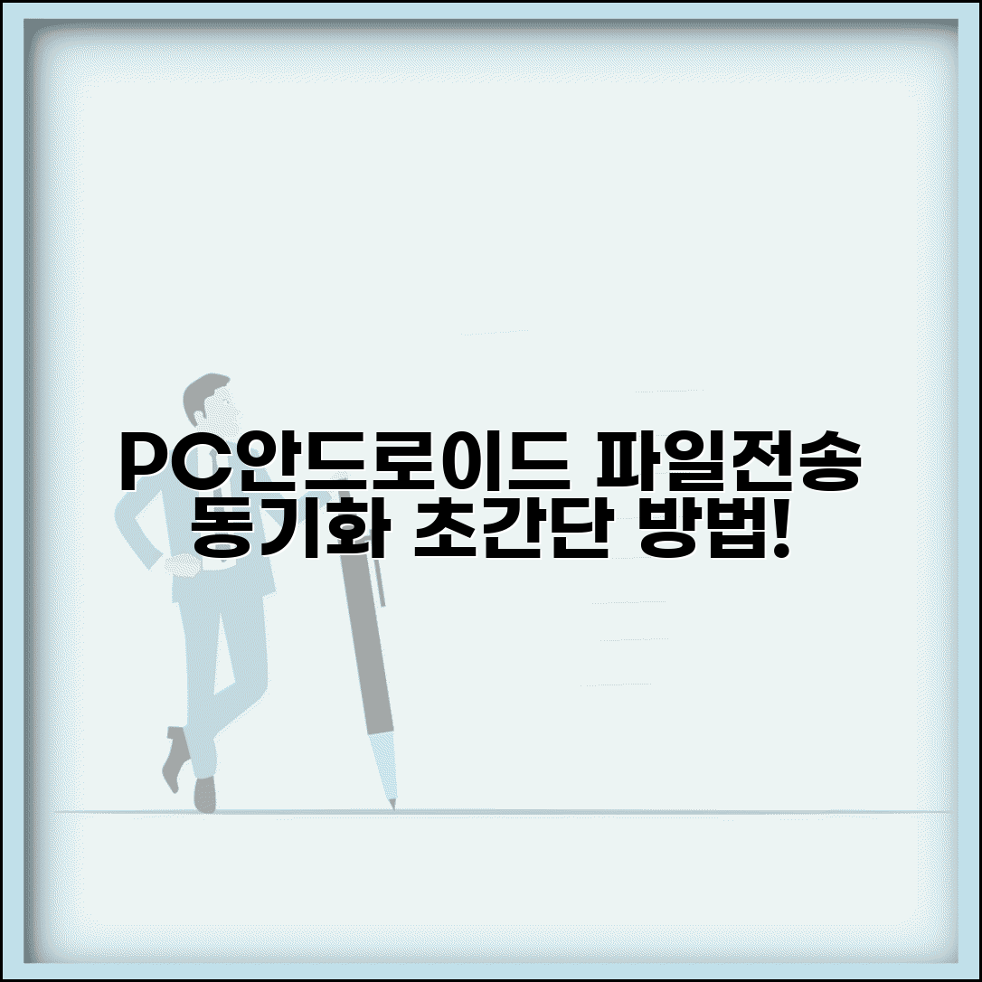 안드로이드 파일전송 PC | 안드로이드 컴퓨터 파일 동기화