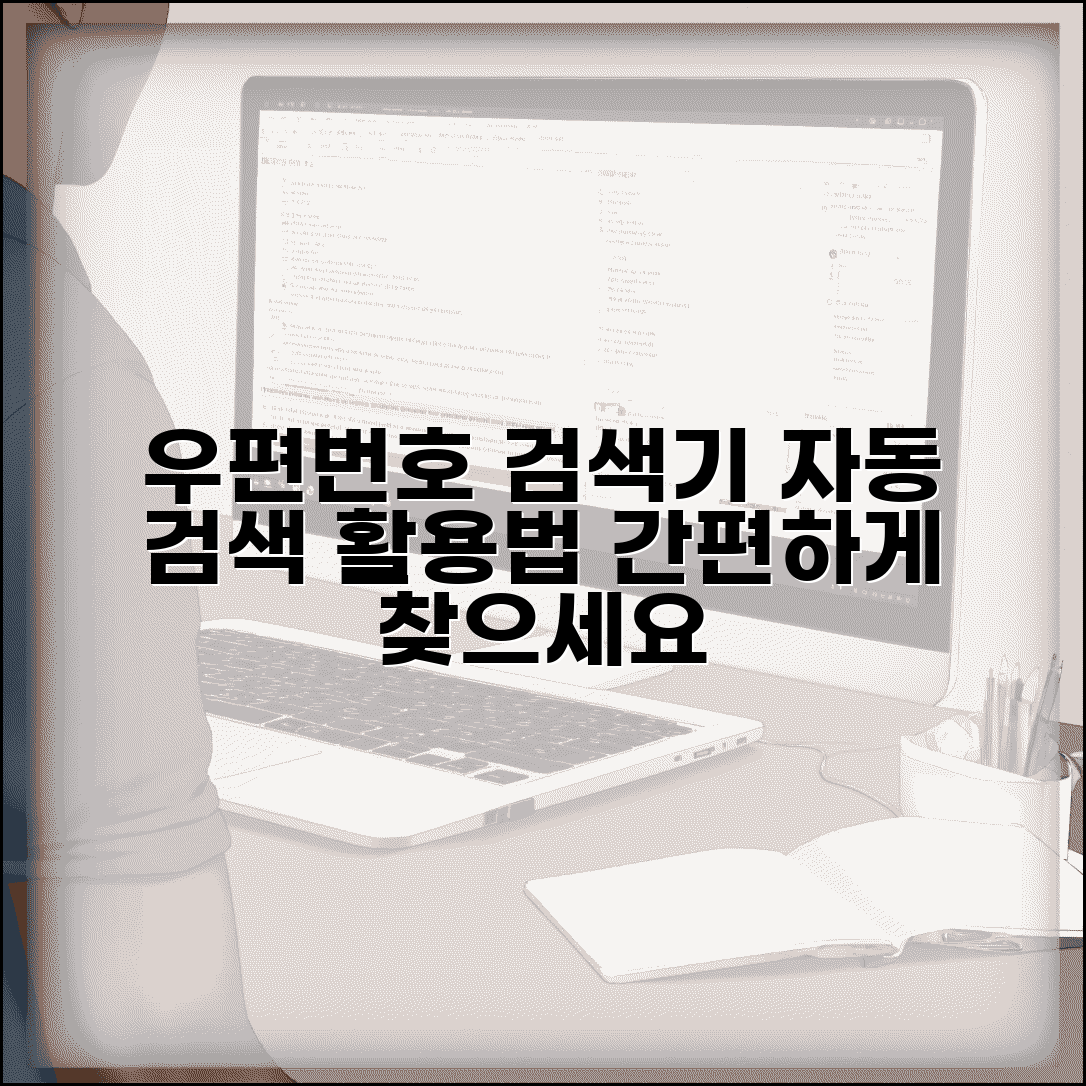우편번호 자동검색기 이용 | 우편번호 검색기 프로그램 활용
