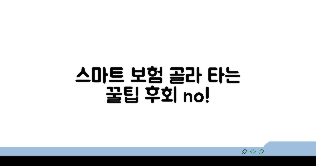 스마트한 자동차보험 선택 요령