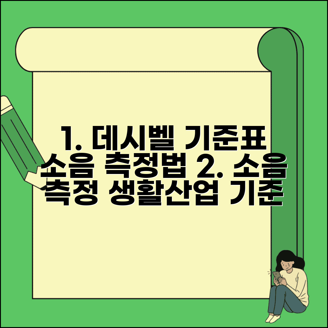 데시벨 기준표 소음 측정 | 생활 소음과 산업 소음 허용 기준과 측정 방법
