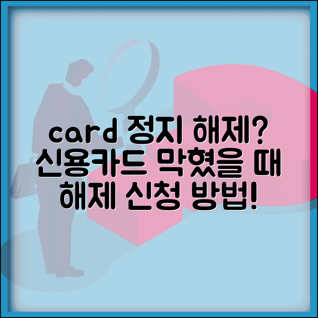 신용카드 사용 정지당했는데 해제 신청 방법 있나요 | 카드사용정지 | 정지해제 | 신청