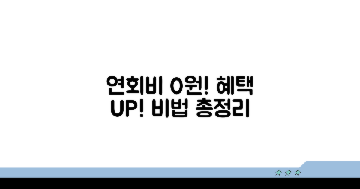 연회비 절약 및 혜택 극대화법