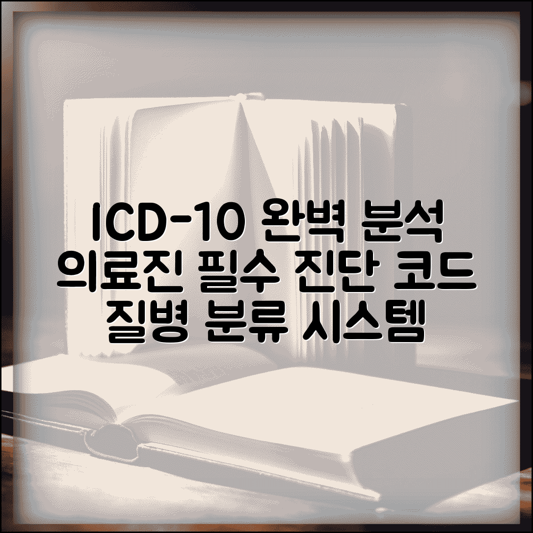 질병코드 분류표 ICD-10 완벽 해석 | 의료진이 사용하는 진단 분류 시스템