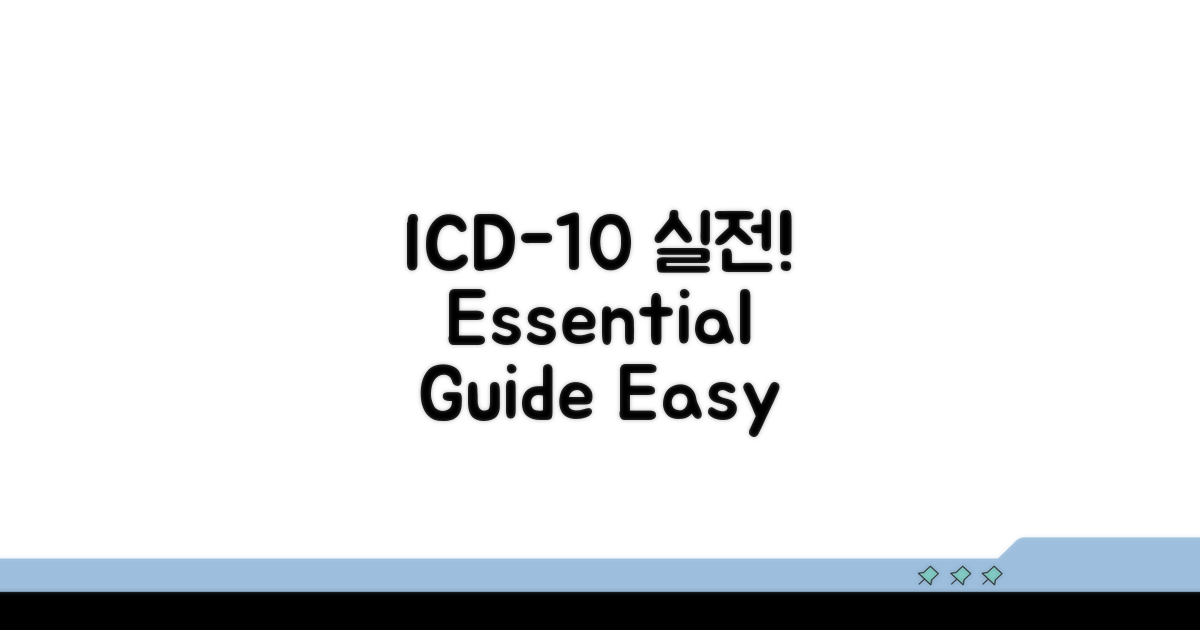 ICD-10, 실전 활용 완벽 가이드