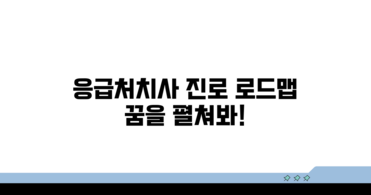 응급 처치사 진로 탐색 로드맵