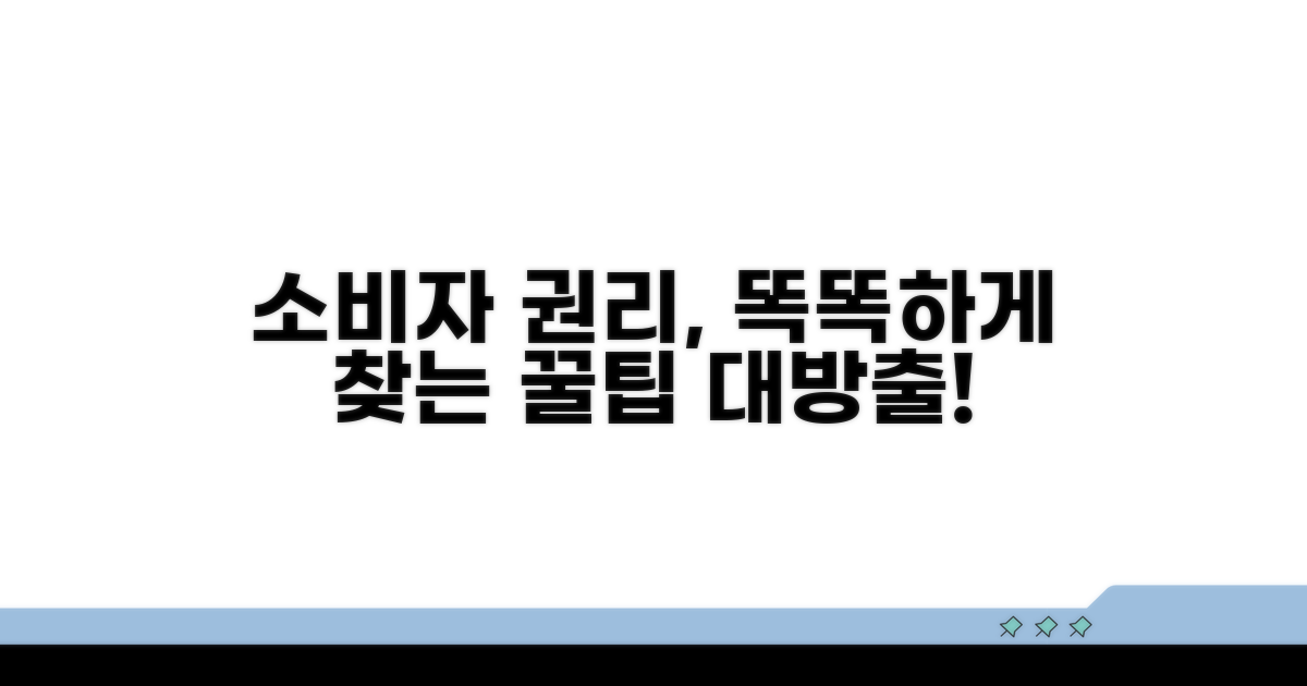 소비자 권리 찾는 꿀팁 모음