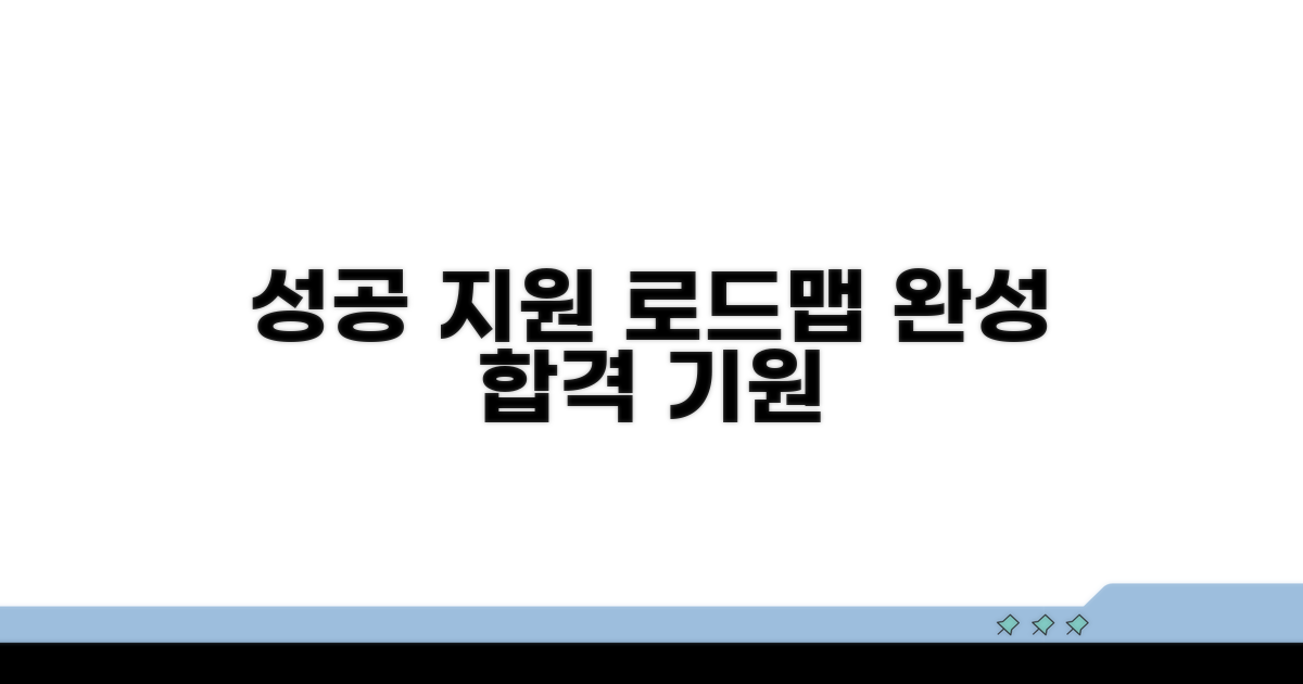 성공적인 지원 준비를 위한 로드맵