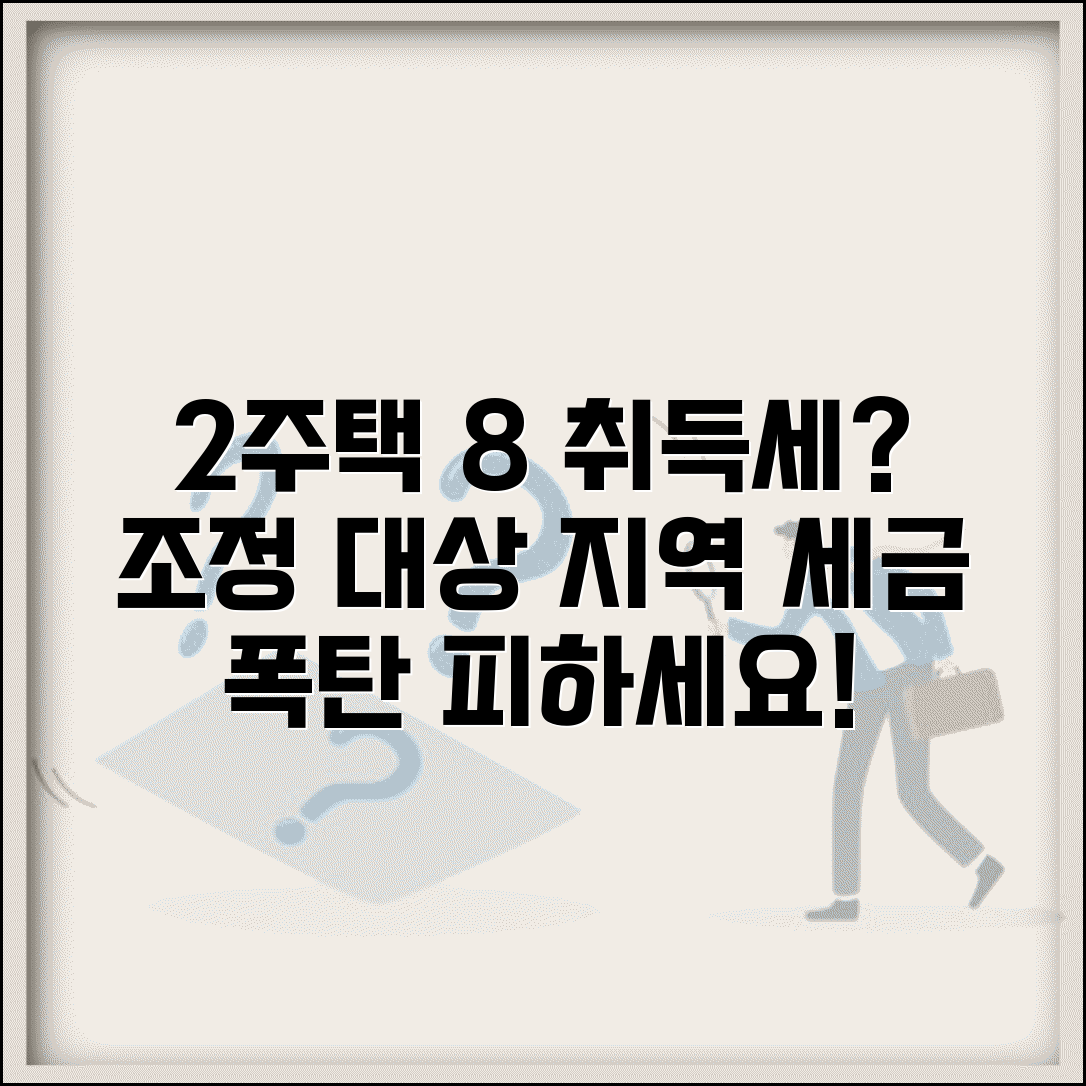 2주택 취득세 중과세율 8% 지역 | 2주택 취득세 8% 조정대상지역