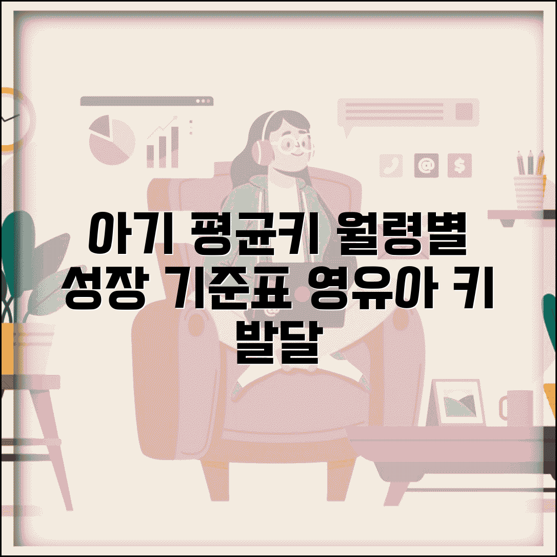 아기 평균키 월령별 성장 기준 | 영유아 키 성장 발달표