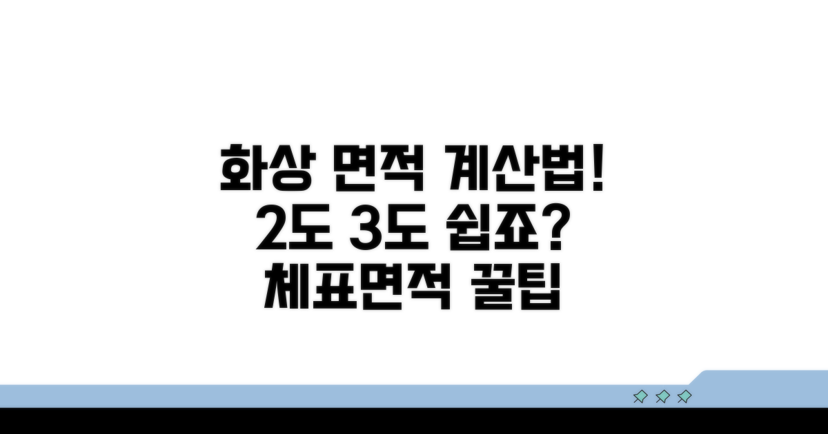 2도, 3도 화상 체표면적 계산법
