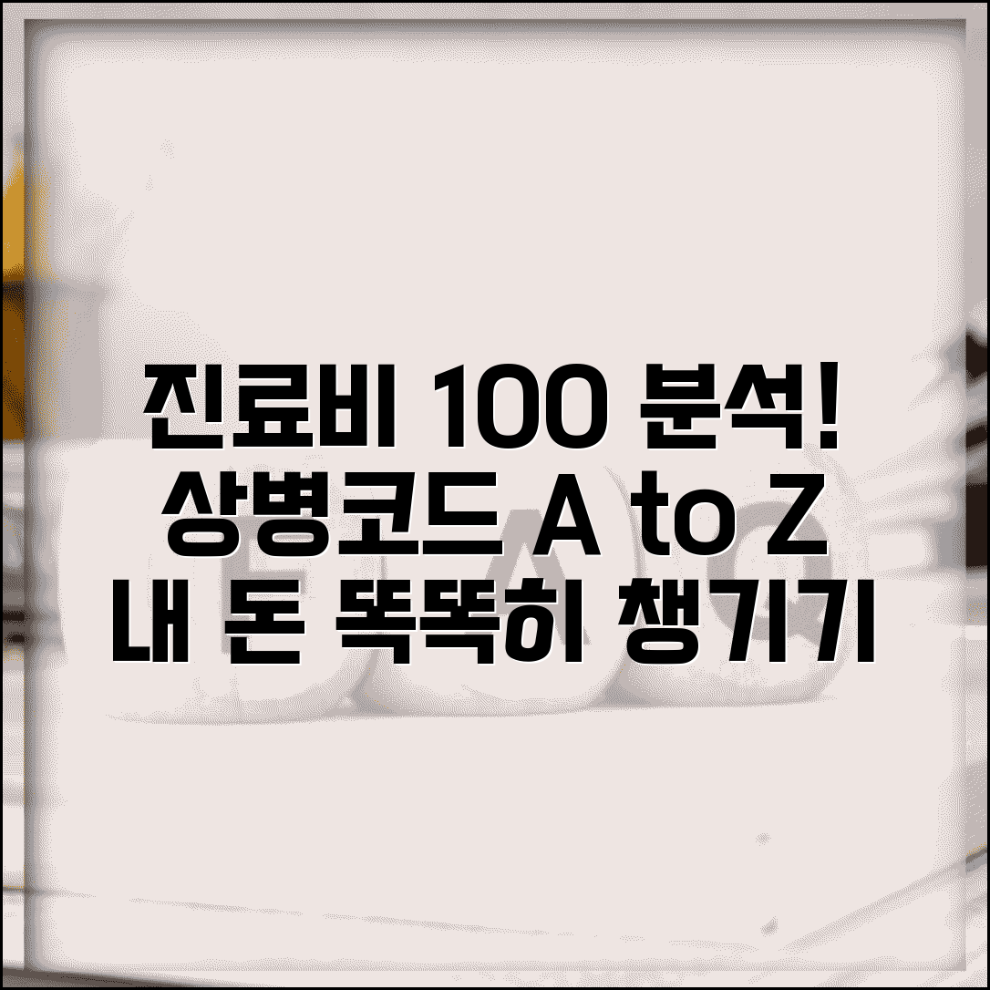 상병코드 기초부터 알아보기 | 진료비 계산서 해석 가이드
