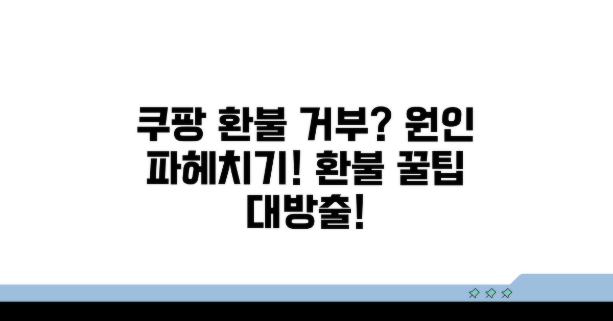 쿠팡 환불거부, 왜 생길까?
