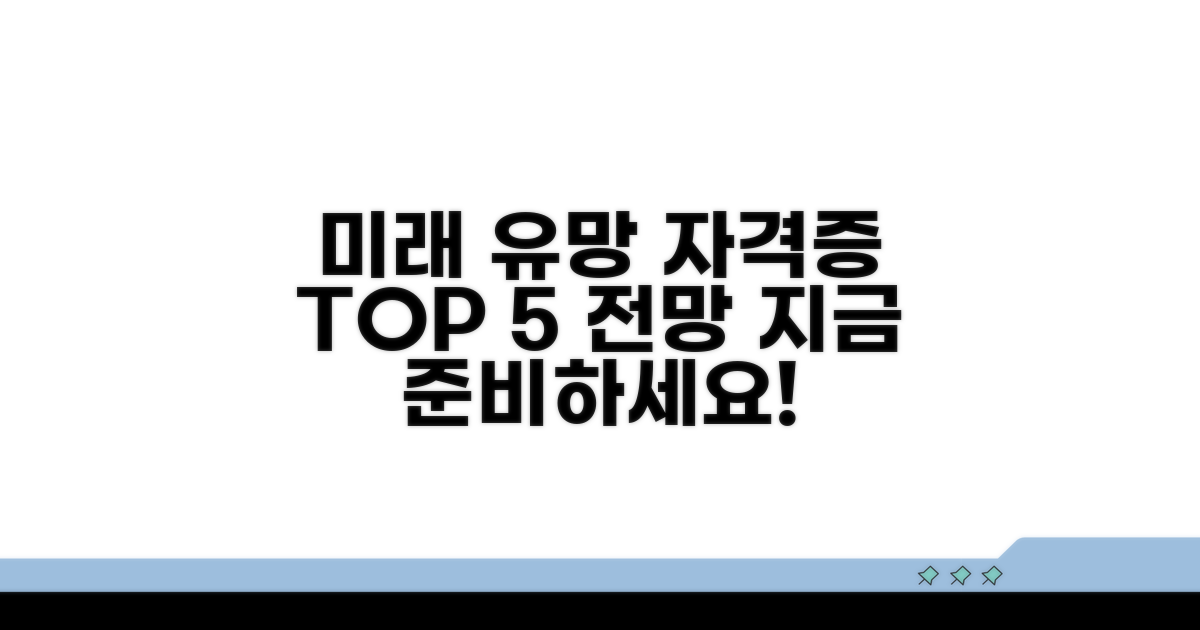 미래 유망 분야 자격증 전망