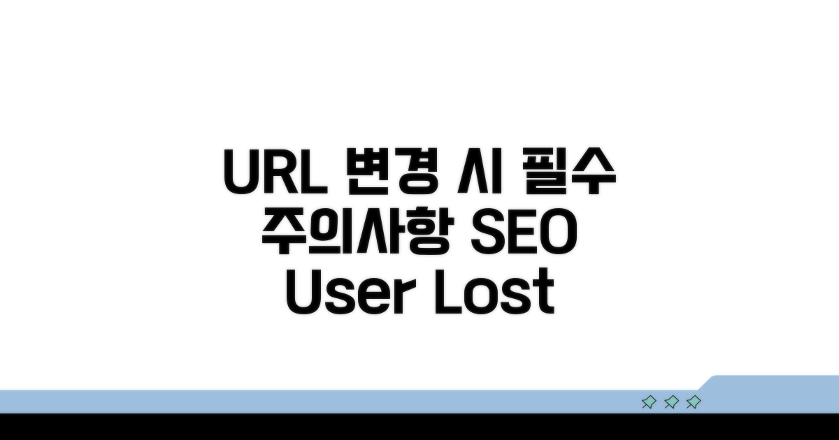 URL 변경 시 주의할 점