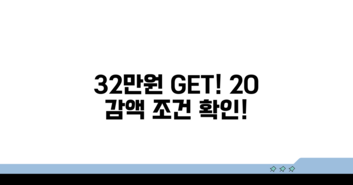 20% 감액 시 32만원 지급 조건