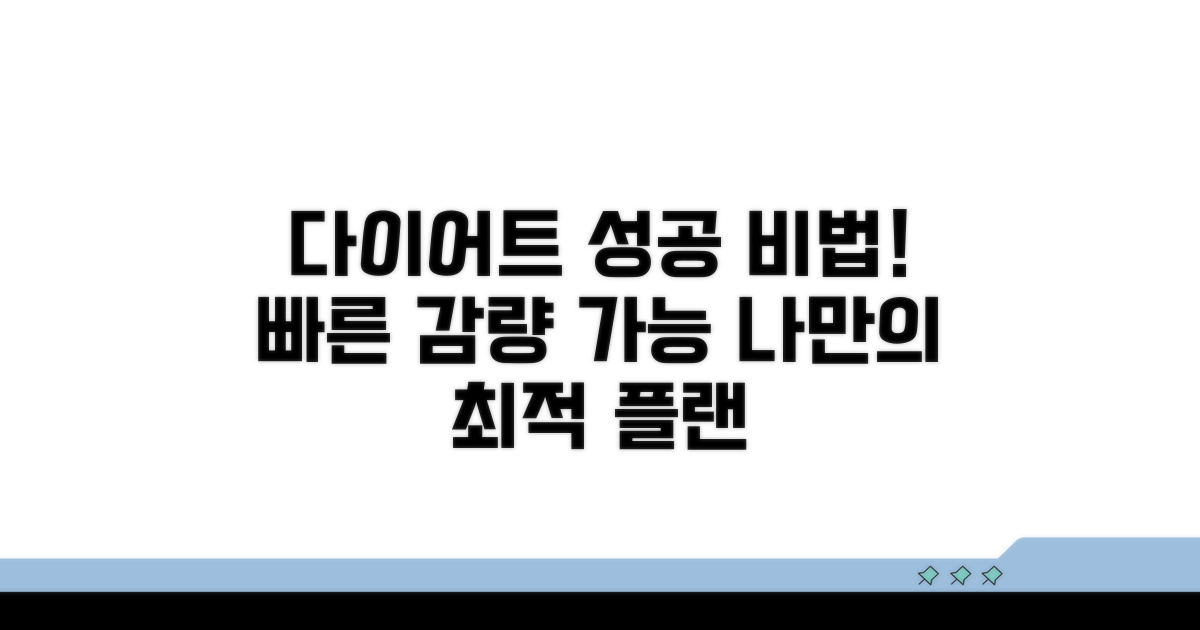 효과적인 다이어트 프로그램