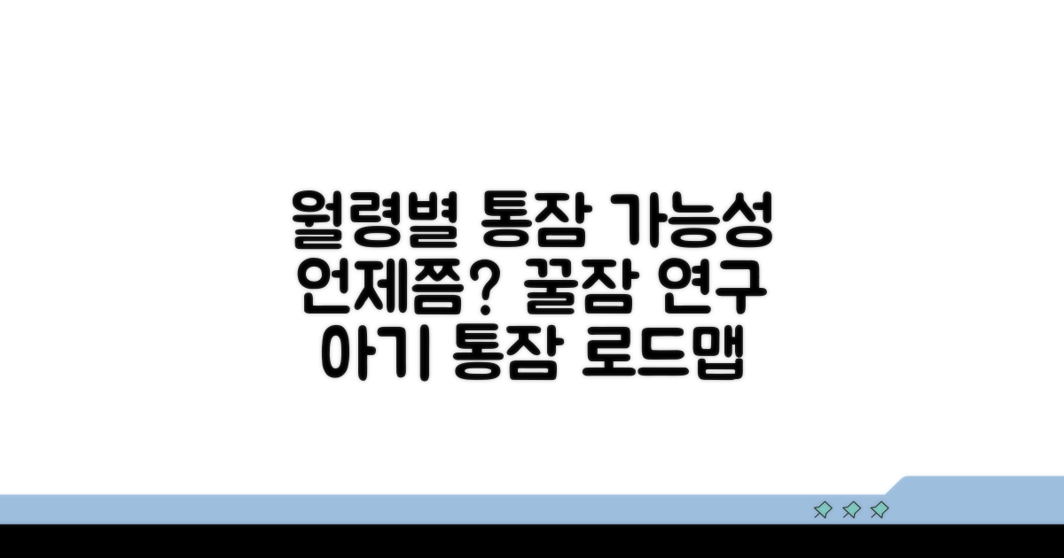 월령별 통잠 가능성 분석
