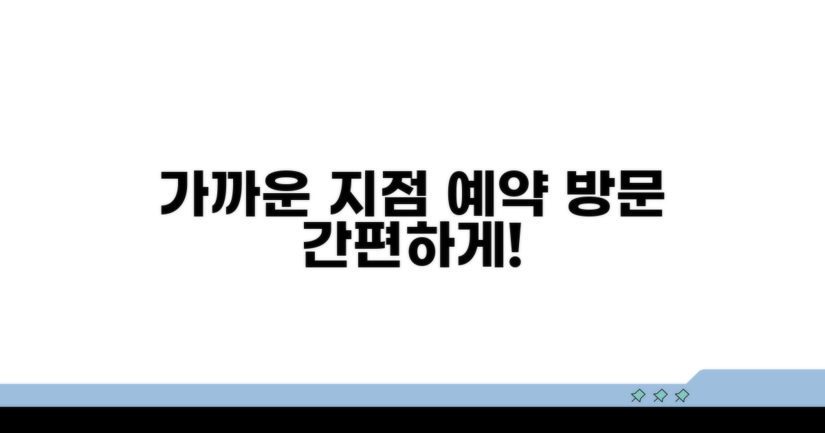 가까운 지점 예약 및 방문 방법