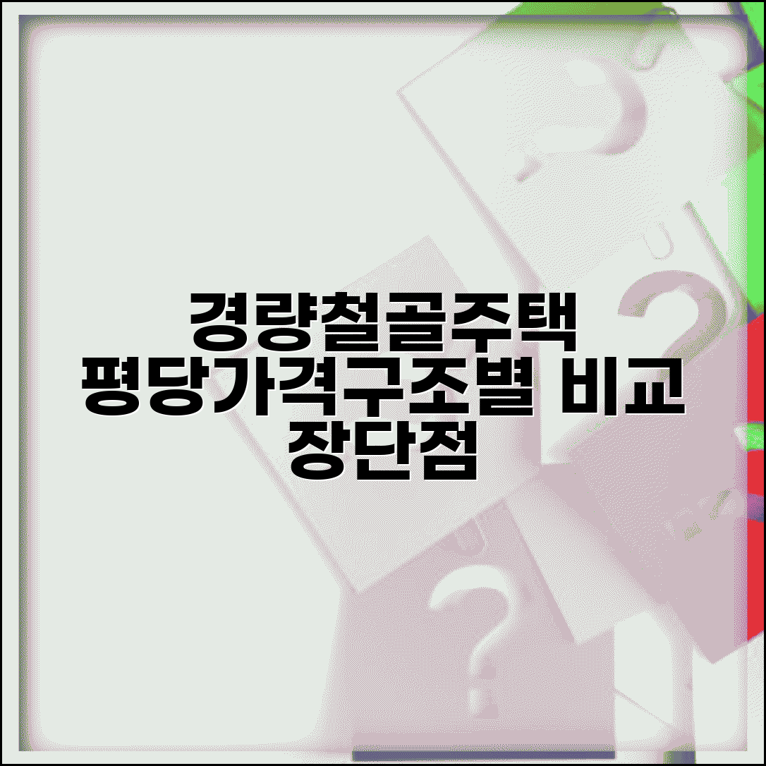 경량철골주택 평당가격 구조별 분석 | 일반주택과 비교 장단점 및 유지관리 비용 계산