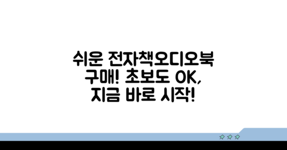 전자책/오디오북 구매, 이렇게 하면 쉬워요