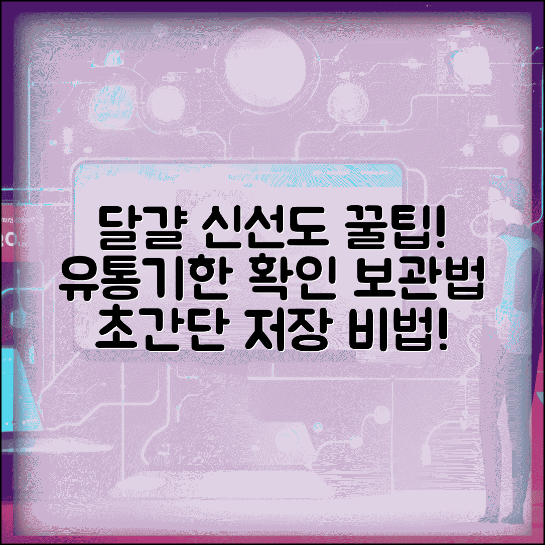 계란 유통기한 확인 보관 방법 | 달걀 신선도 유지 팁과 보관법 총정리