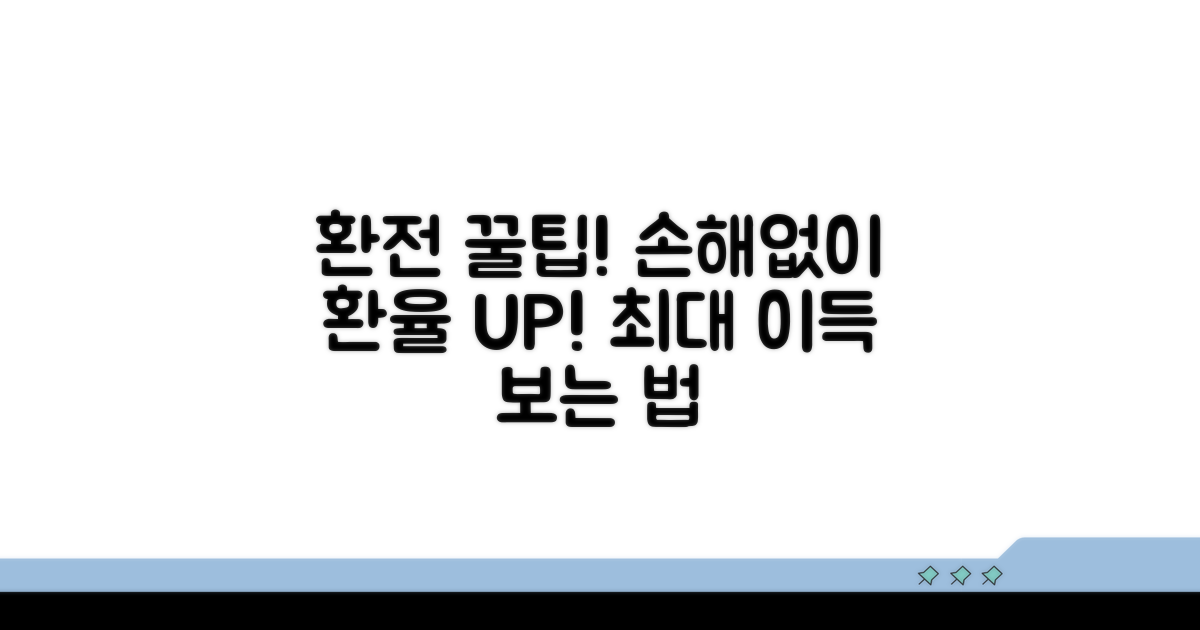 환전, 손해 없이 유리하게 하는 방법