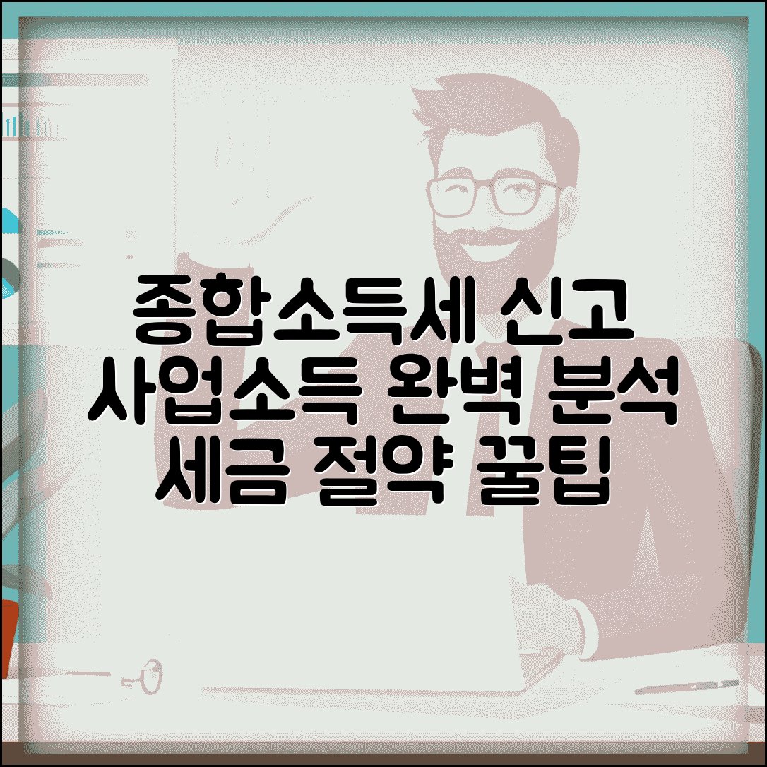 개인사업자 종합소득세 신고방법 | 사업소득 세율 및 공제 총정리