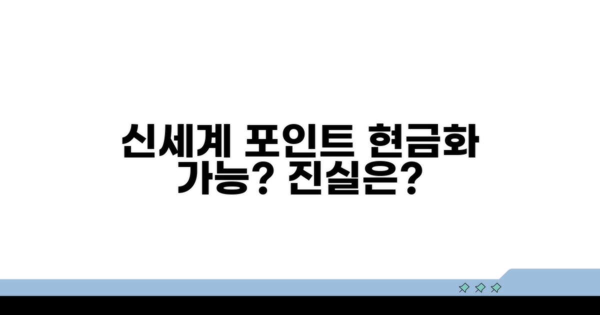 신세계 포인트 현금화, 정말 가능할까?
