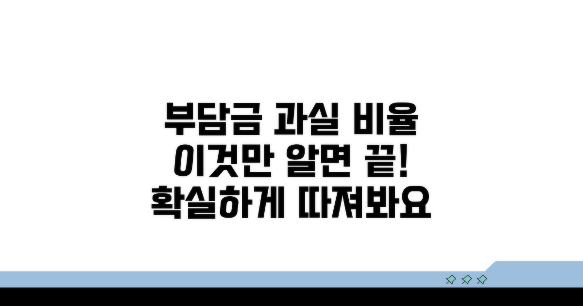 부담금과 과실 비율 따져보기